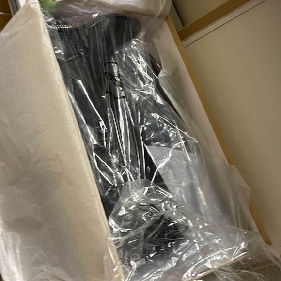 NIB $250 MICHAEL KORS Jamie Black Stretch Over-The-Knee Boot - Picture 5 of 7